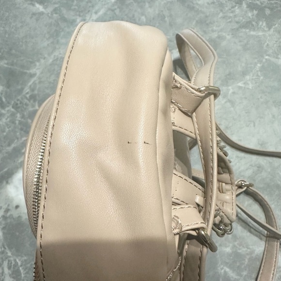 Guess Powder Mauve Quilted Los Angeles Women’s Packable Backpack Handbag - Picture 4 of 8